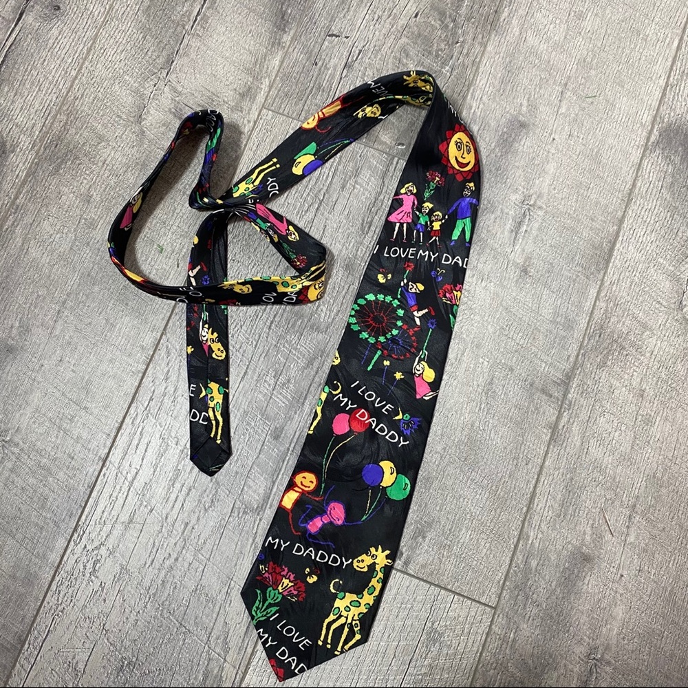 Roberto Cellini I love my daddy neck tie